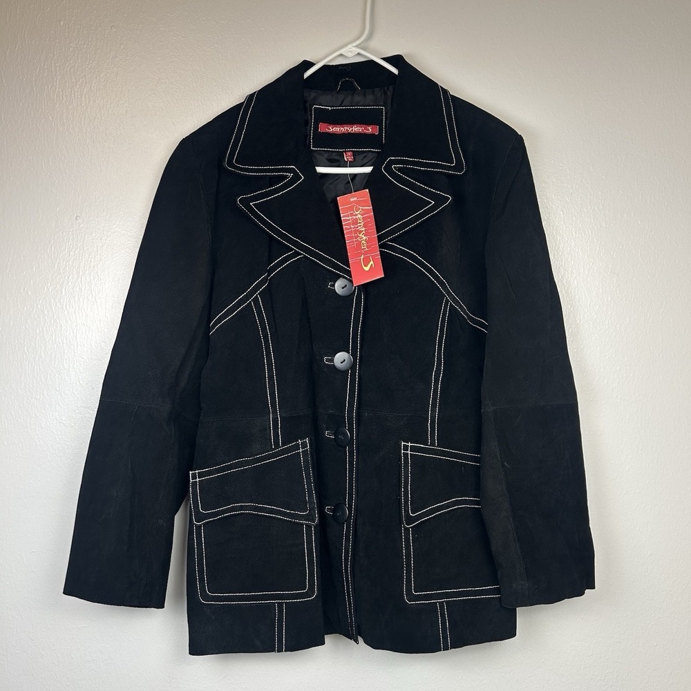 Vintage Y2K Suede Western Style Jacket  2X Fits Women's XL‎ Rodeo Retro Cowgirl